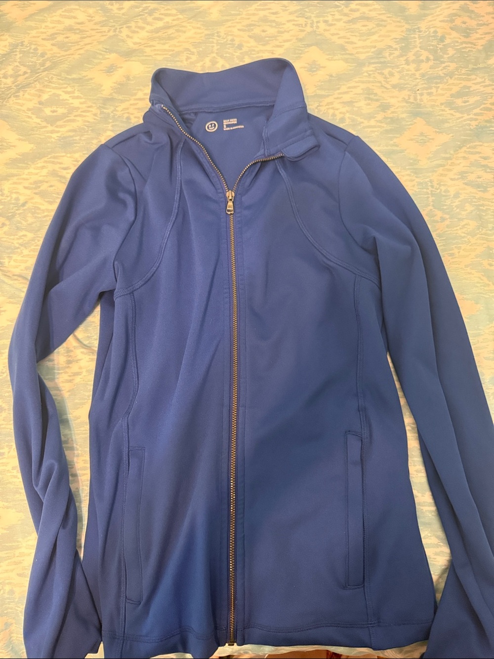 Gilly Hicks Royal Blue Full-Zip Utility Jacket
